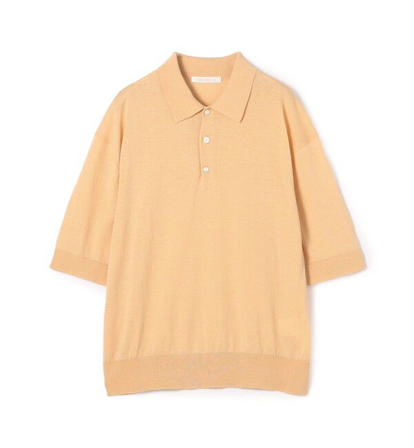 GALERIE VIE「【WEB先行予約】クレープコットン ポロカラープルオーバー」|ニット・セーター|23 イエロー
