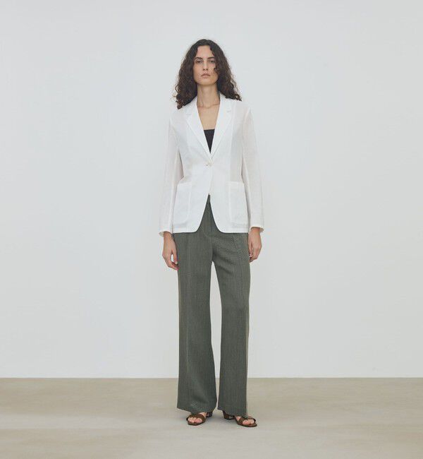 DES PRES「【WEB先行予約】 コットンシルクタイプライター テーラードジャケット」|テーラードジャケット|