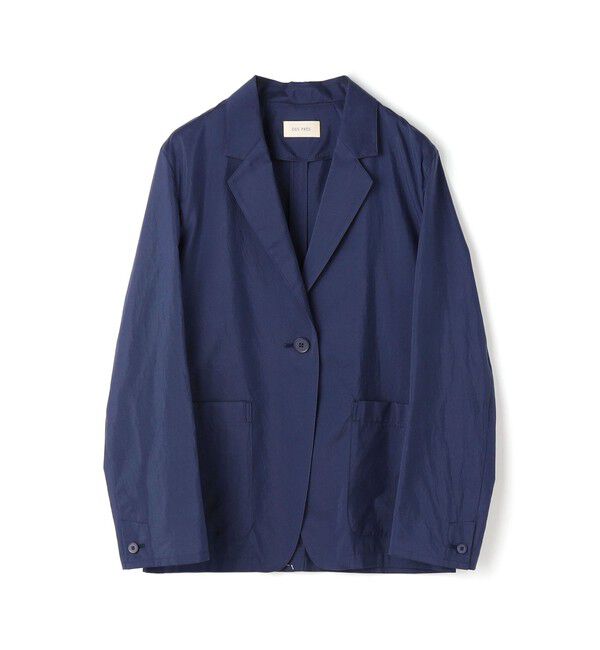DES PRES「【WEB先行予約】 コットンシルクタイプライター テーラードジャケット」|テーラードジャケット|67 ダークブルー