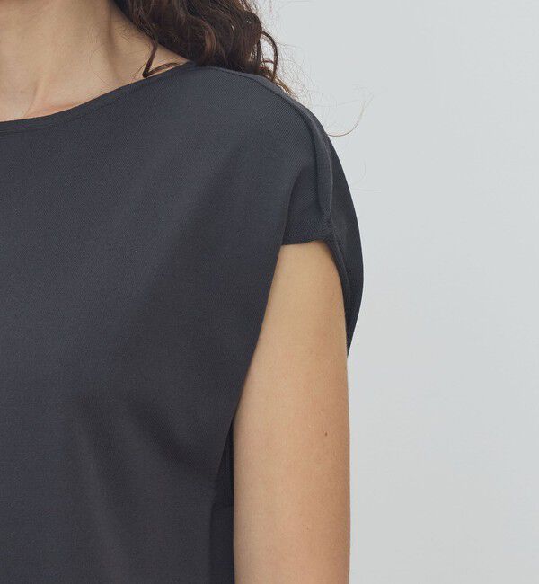 DES PRES「【WEB先行予約】ドライコットン フレンチスリーブワンピース」|ワンピース|