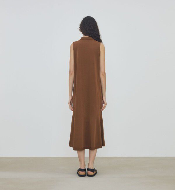 DES PRES「【WEB先行予約】ドライコットン ポロカラーワンピース」|ワンピース|