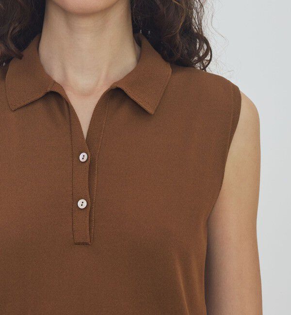 DES PRES「【WEB先行予約】ドライコットン ポロカラーワンピース」|ワンピース|