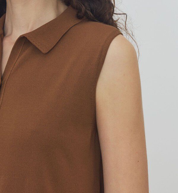 DES PRES「【WEB先行予約】ドライコットン ポロカラーワンピース」|ワンピース|