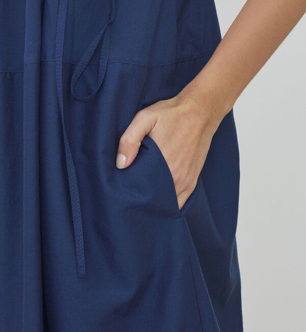 DES PRES「【WEB先行予約】コットンシルクタイプライター ギャザードレス」|ワンピース|