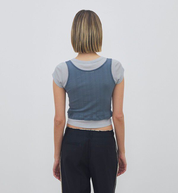 DES PRES「オーバーレイコットン レイヤードベビーTシャツ」|Tシャツ・カットソー|