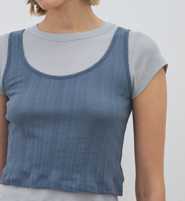 DES PRES「オーバーレイコットン レイヤードベビーTシャツ」|Tシャツ・カットソー|