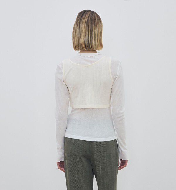 DES PRES「オーバーレイコットン レイヤードロングスリーブTシャツ」|Tシャツ・カットソー|