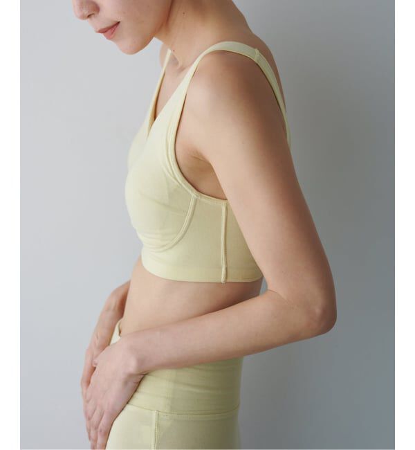 EMILYWEEK「【NEUTRAL】オーガニックコットン混カバレッジブラ（イエロー）」|インナー|