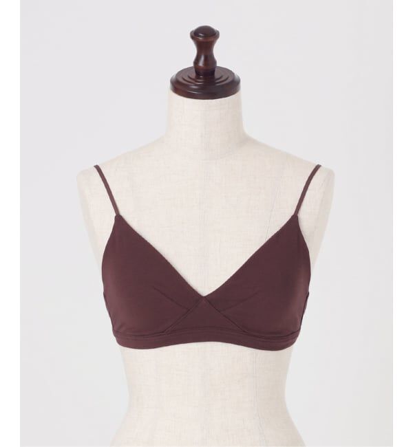 EMILYWEEK「《予約》【RESET】オーガニックコットン混 ブラ（ブラウン）」|インナー|