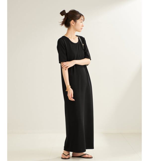 Plage「《追加》Rib ハーフスリーブ ワンピース 4」|ワンピース|