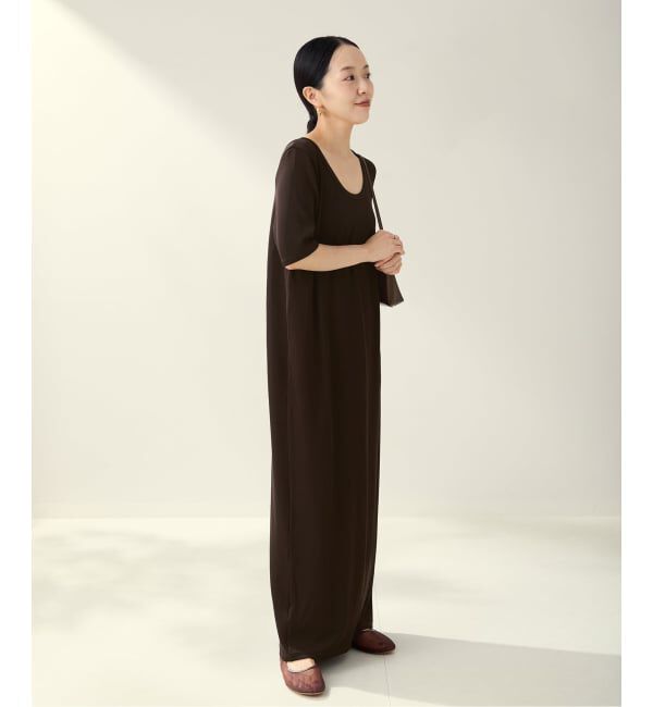 Plage「《追加》Rib ハーフスリーブ ワンピース 4」|ワンピース|