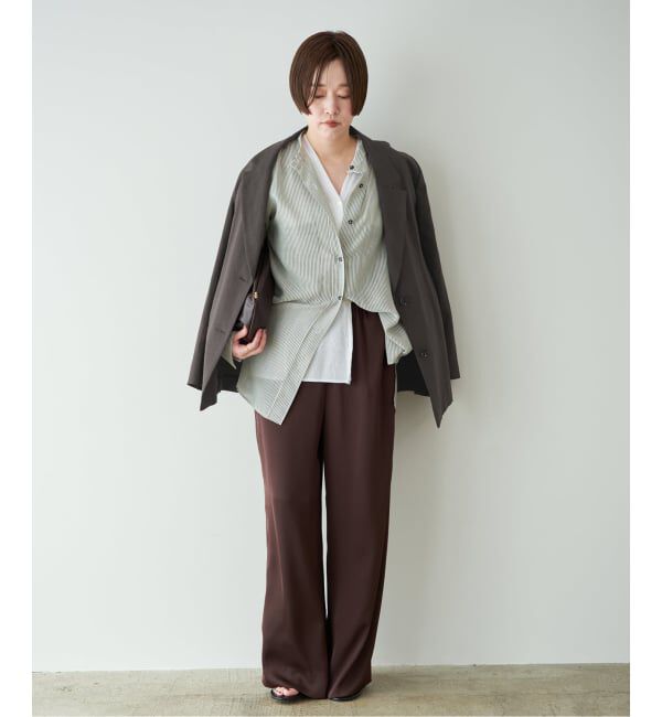 Plage「sandy linen 混 ジャケット」|テーラードジャケット|