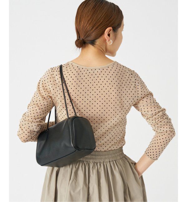 IENA「フロッキードット シアー プルオーバー」|ニット・セーター|