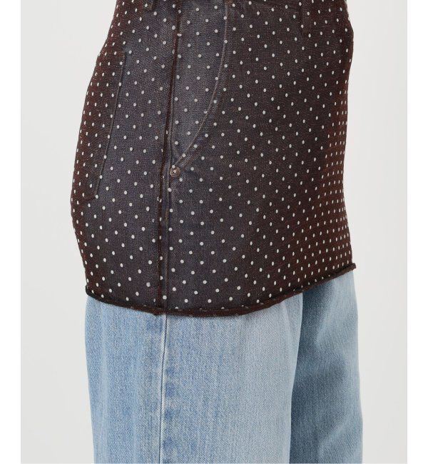 IENA「フロッキードット シアー プルオーバー」|ニット・セーター|