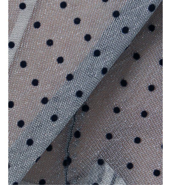 IENA「フロッキードット シアー プルオーバー」|ニット・セーター|