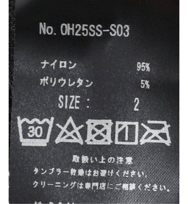 IENA LA BOUCLE「ODAKHA/オダカ sheer stripe leggings パンツ OH25SSS03」|レギンス・スパッツ|