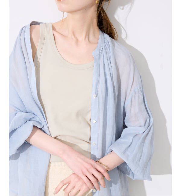 SLOBE IENA「《追加》basic タンクトップ」|タンクトップ|ベージュ