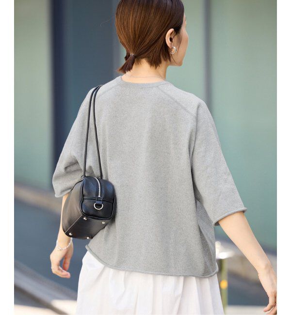 IENA「LEVITAロゴ ハーフスリーブプルオーバー」|ニット・セーター|