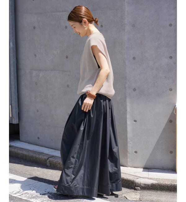 IENA「《追加》コットンギマ フレンチプルオーバー」|ニット・セーター|