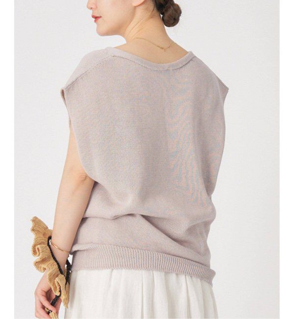 IENA「《追加》コットンギマ フレンチプルオーバー」|ニット・セーター|