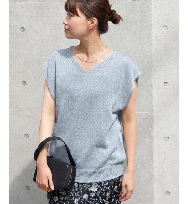 IENA「《追加》コットンギマ フレンチプルオーバー」|ニット・セーター|