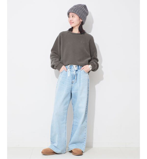 SLOBE IENA「《追加》Collegiate Pacific SLOBE別注 ダメージスウェット」|スウェット・ジャージ|