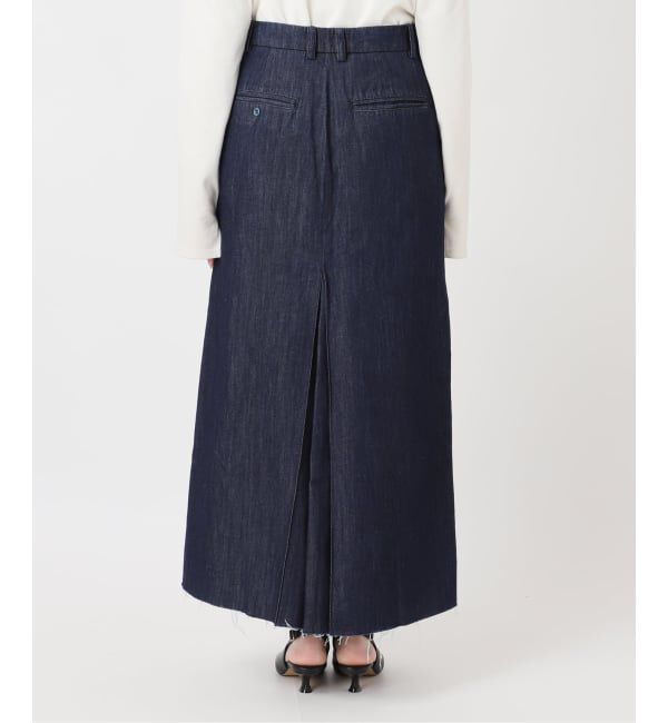 SLOBE IENA「LE DENIM BOXY TUCK デニムスカート」|スカート|