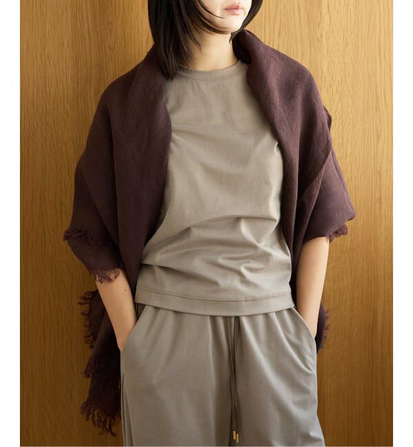 IENA LA BOUCLE「ASAUCE MELER/アソースメレリネンガーゼストール AM26SST31」|ストール|