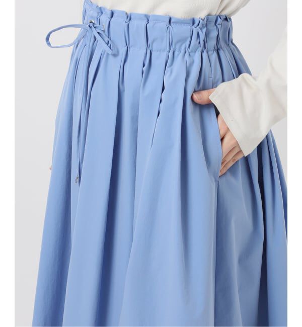 SLOBE IENA「タフタタックギャザースカート」|スカート|