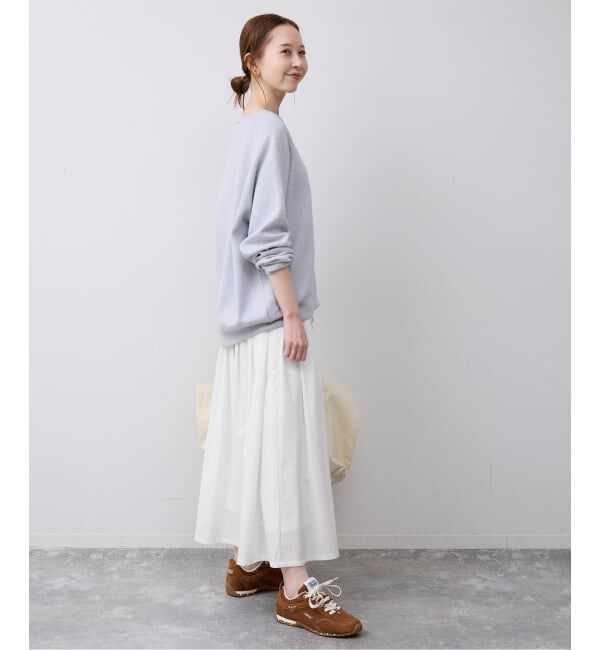 SLOBE IENA「タフタタックギャザースカート」|スカート|