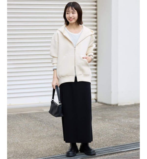 SLOBE IENA「《追加3》ボリュームジップアップフーディー」|パーカー|