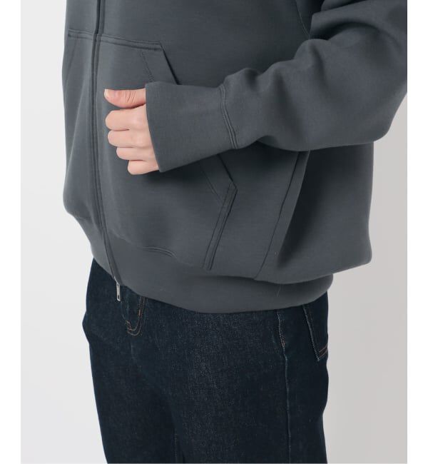 SLOBE IENA「《追加3》ボリュームジップアップフーディー」|パーカー|