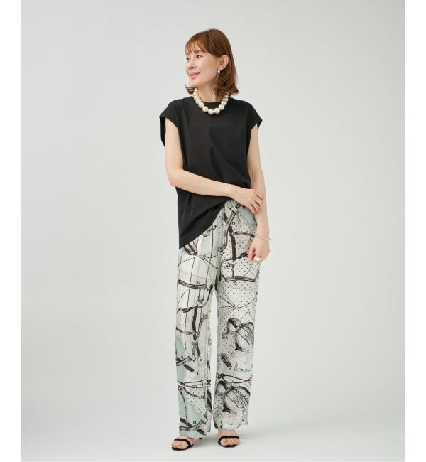 VERMEIL par iena「《予約》ディオラマ クルーネック フレンチ Tシャツ」|Tシャツ・カットソー|