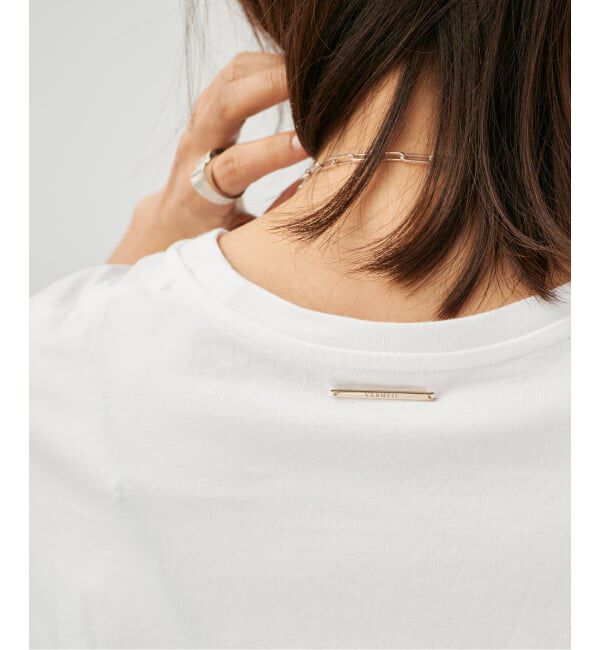 VERMEIL par iena「《予約》ディオラマ クルーネック フレンチ Tシャツ」|Tシャツ・カットソー|