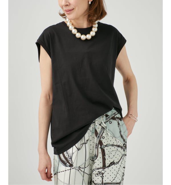 VERMEIL par iena「《予約》ディオラマ クルーネック フレンチ Tシャツ」|Tシャツ・カットソー|