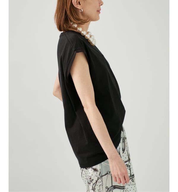 VERMEIL par iena「《予約》ディオラマ クルーネック フレンチ Tシャツ」|Tシャツ・カットソー|