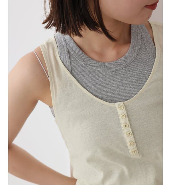 SLOBE IENA「《3枚セット/予約》Plus by ONIT/オニット SLOBE別注 3セットタンクトップ」|タンクトップ|