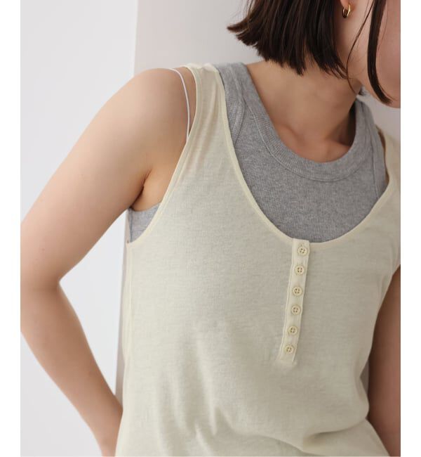 SLOBE IENA「《3枚セット/予約》Plus by ONIT/オニット SLOBE別注 3セットタンクトップ」|タンクトップ|