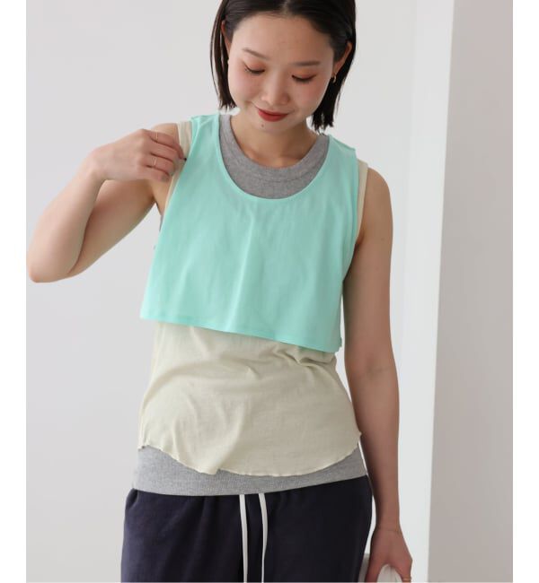 SLOBE IENA「《3枚セット/予約》Plus by ONIT/オニット SLOBE別注 3セットタンクトップ」|タンクトップ|