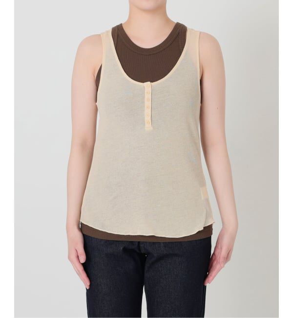 SLOBE IENA「《3枚セット/予約》Plus by ONIT/オニット SLOBE別注 3セットタンクトップ」|タンクトップ|