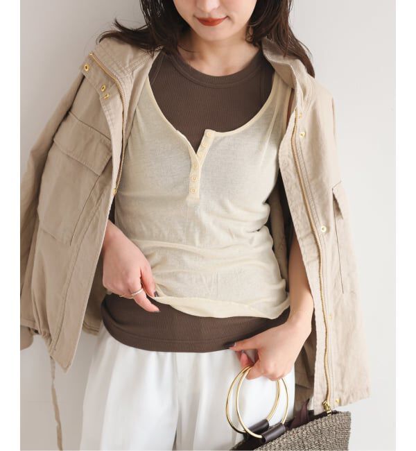 SLOBE IENA「《3枚セット/予約》Plus by ONIT/オニット SLOBE別注 3セットタンクトップ」|タンクトップ|