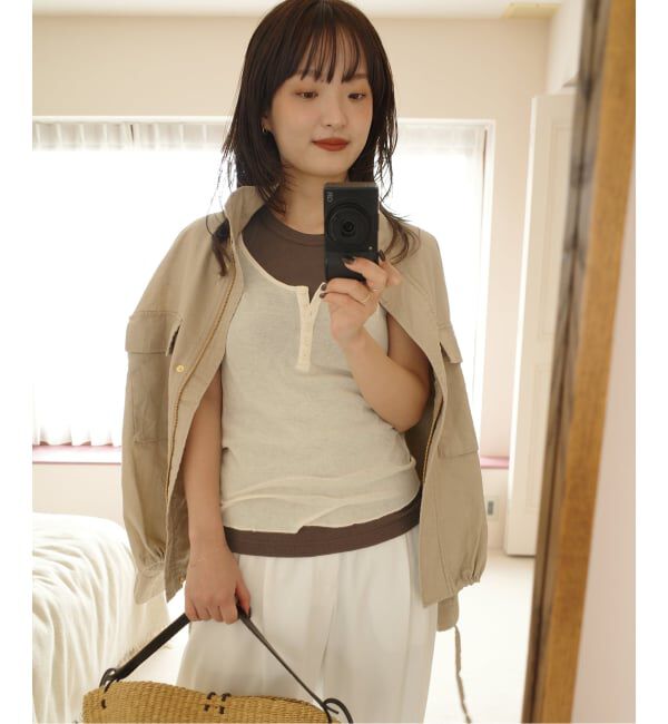 SLOBE IENA「《3枚セット/予約》Plus by ONIT/オニット SLOBE別注 3セットタンクトップ」|タンクトップ|