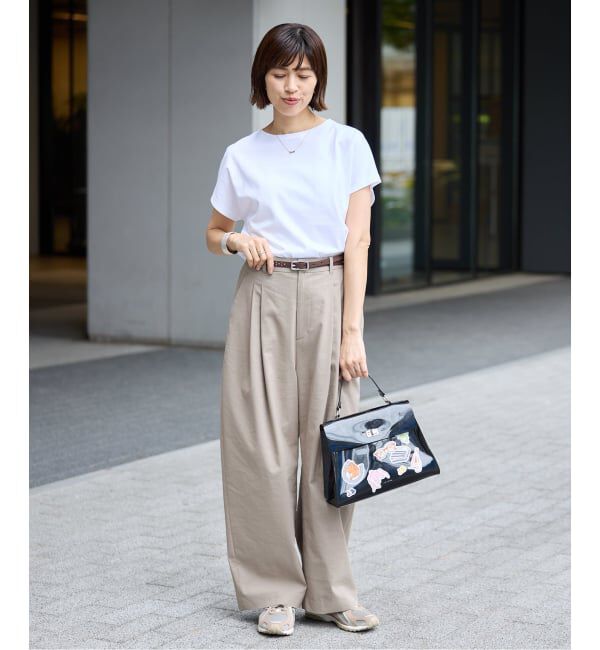 IENA「ATON/エイトン SUVIN 60/2 CAP SLEEVE Tシャツ」|Tシャツ・カットソー|