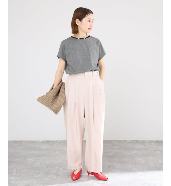 IENA「ATON/エイトン SUVIN 60/2 CAP SLEEVE Tシャツ」|Tシャツ・カットソー|