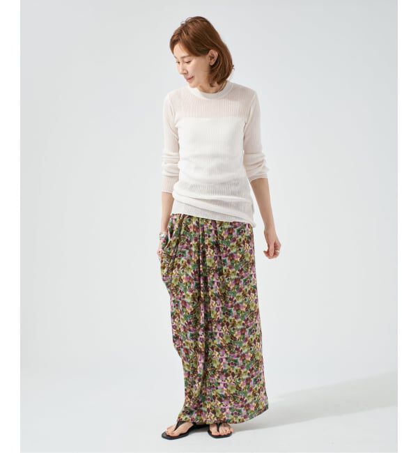 VERMEIL par iena「《予約》Raspail ラスパイユ Sheer Tシャツ RB-282」|Tシャツ・カットソー|