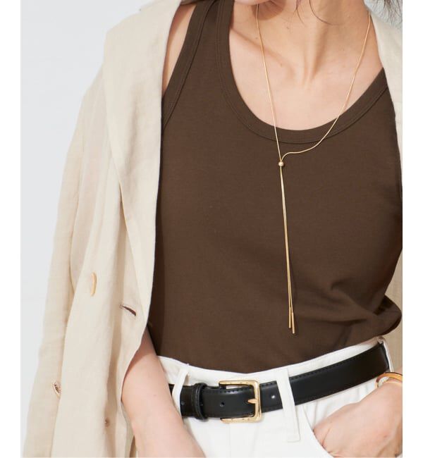 SLOBE IENA「《追加3》basic タンクトップ」|タンクトップ|