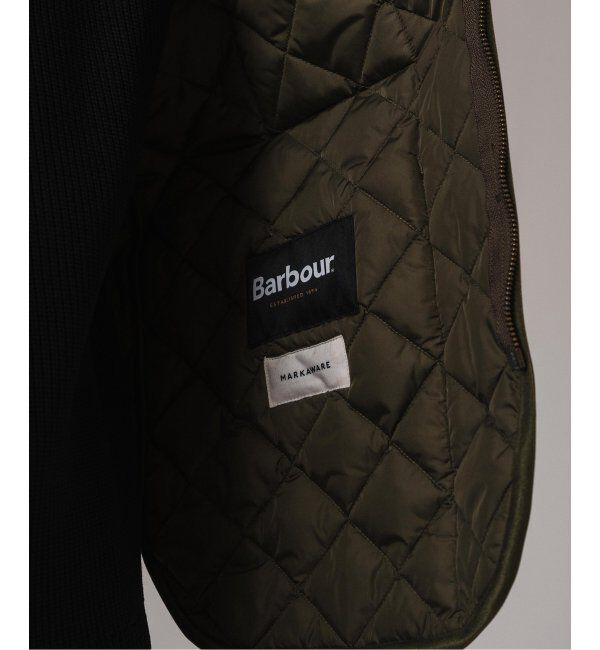 EDIFICE「Barbour for MARKAWARE & EDIFICE 別注 QUILTING VEST」|ダウン|