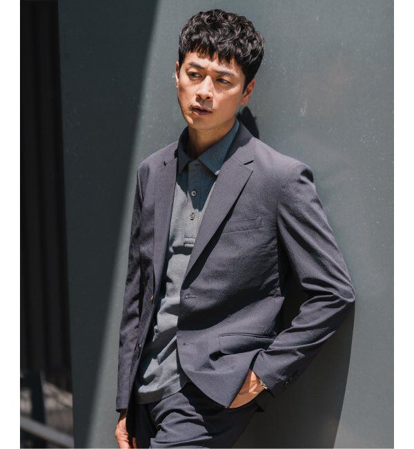 EDIFICE「"高通気＆吸水速乾" BREEZE COOL AKIHA 2B ジャケット【セットアップ着用可】」|テーラードジャケット|