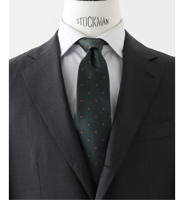 EDIFICE「Holliday & Brown(ホリデー & ブラウン) Colored Dot タイ」|ネクタイ・蝶ネクタイ|グリーン