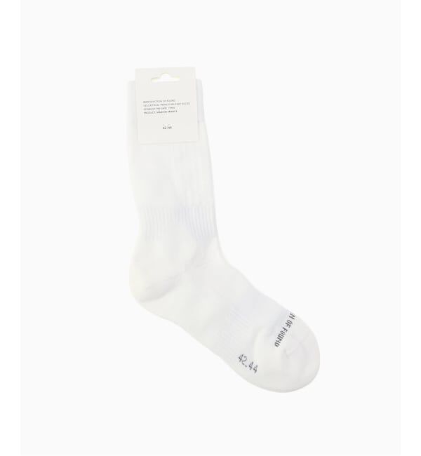 EDIFICE「REPRODUCTION OF FOUND(リプロダクション オブ ファウンド) FRENCH MILITARY ソックス」|ソックス|ホワイト